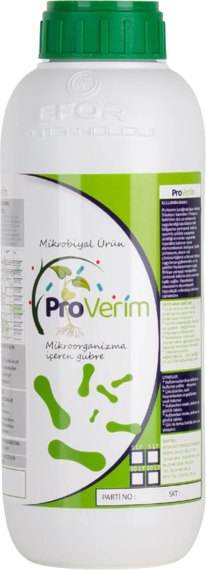 Proverim mikrobiyal gübre 1 litre şişe